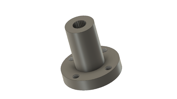 SERVO HUB SHAFT 25T (Standard Servo) | 3d print model