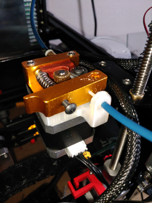 Creality extruder relocating bracket (repaired) | 3d print model