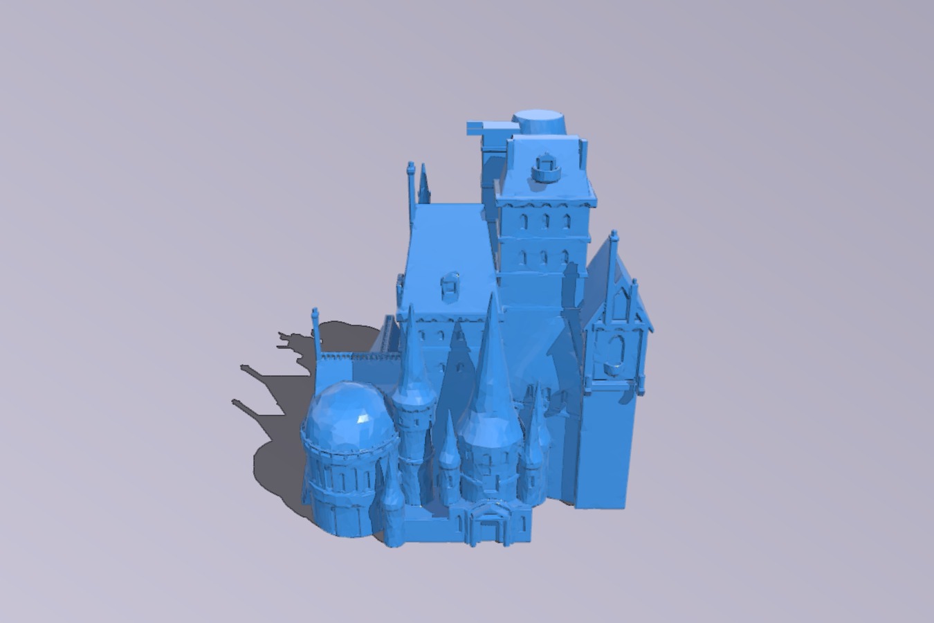 Young Beauty and the Beast Castle