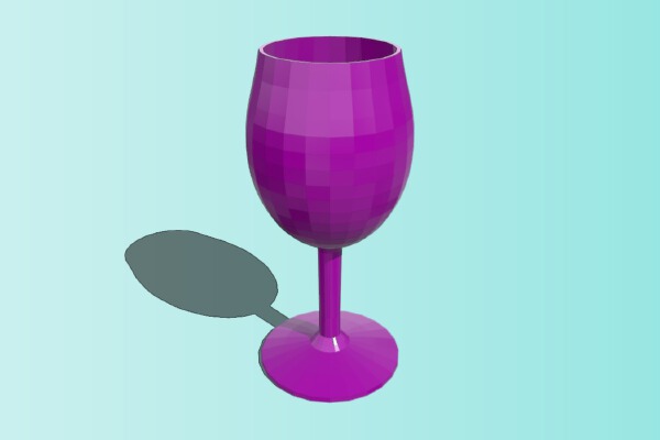 White Wine Glass | 3d print model