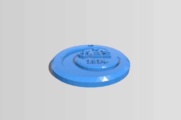 Phi Beta Sigma "Crescent" Dogtag_Coin | 3d print model
