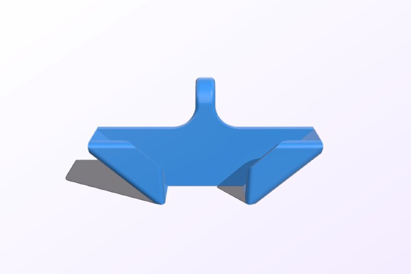 Frameless Hanger for 3_16" Foam Core Prints | 3d print model