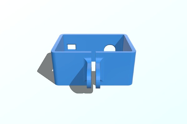 Da Vinci GoPro Camera mount - Hero 2 Version | 3d print model