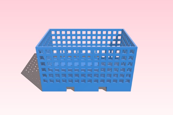 1_10 scale crate | 3d print model