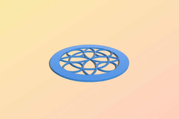3D Colorful Flower of Life Mandala | 3d print model