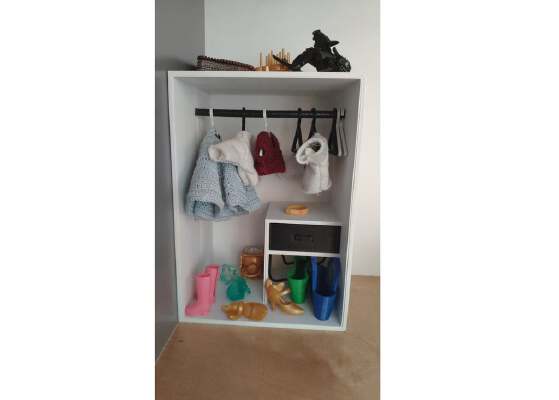 Wardrobe for dolls | 3d print model