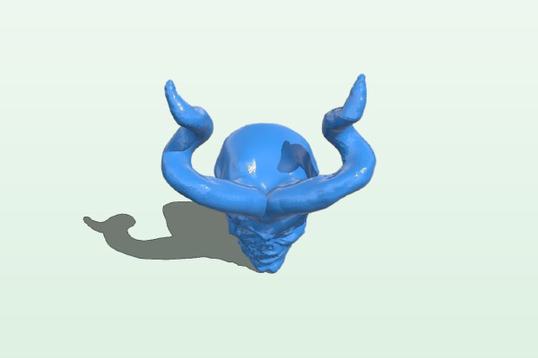 Demon Zombie Halloween mask | 3d print model