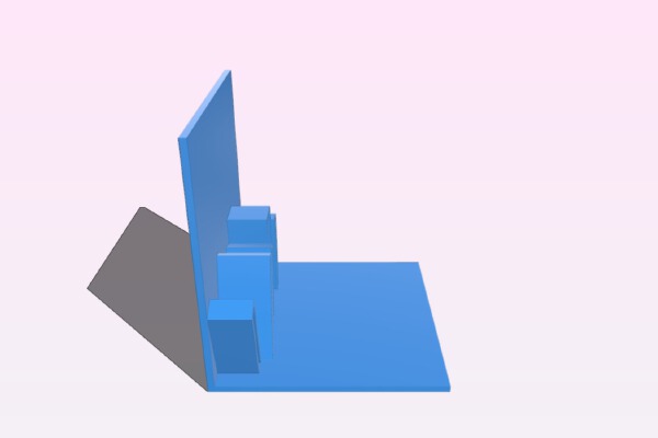 Stack Shaped Book End | 3d print model