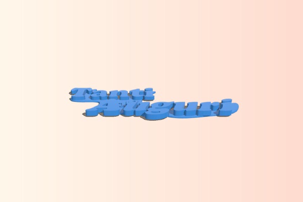 Tanti Auguri | 3d print model