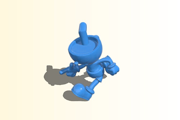 Cuphead Amiibo Figure | 3d print model