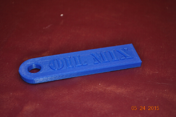 Gas Can Tags - OIL MIX - MOWER | 3d print model