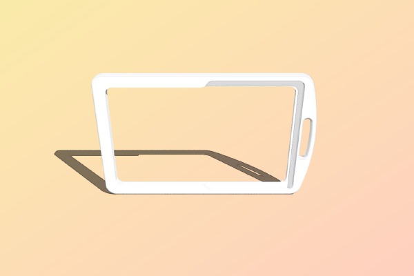 Single Card Holder - Great for ID or Door Key-card | 3d print model