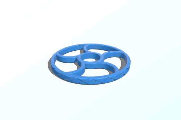 Round Fidget Spinner | 3d print model