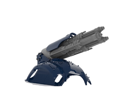 Dorsal Trigun for Imperial knight | 3d print model