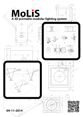 Modular Lighting system (MoLiS) | 3d print model