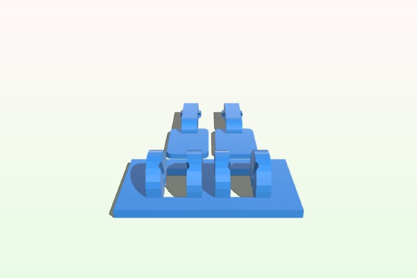 Parametric Switch Panel | 3d print model