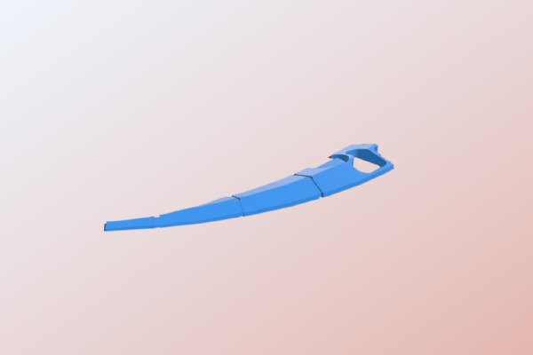 Necron Titan Leg halves | 3d print model
