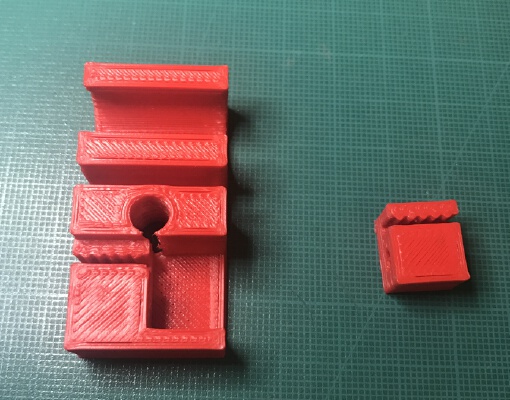 Ultimaker 2 XY Slider Block With Belt Tensioner | 3d print model