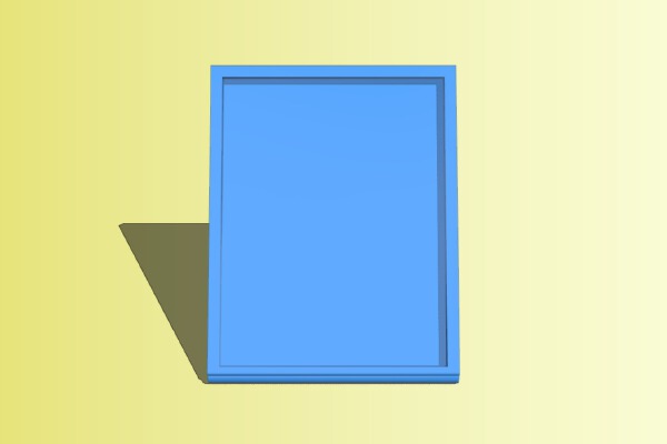 Trading Card Top Loader Stand | 3d print model