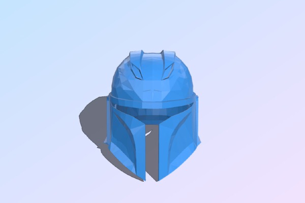Star wars Mandalorian Helmet Version 2 | 3d print model