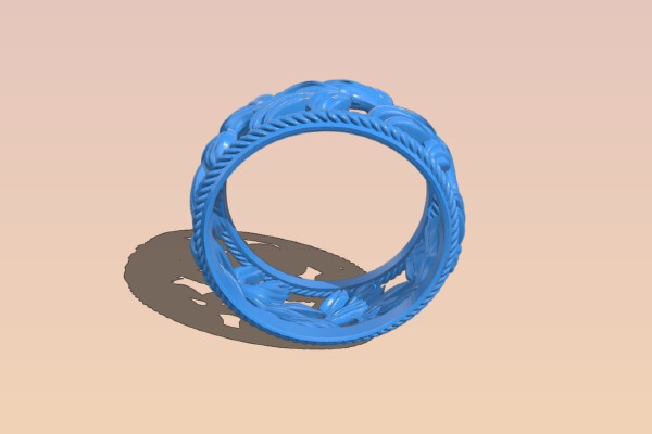 Ring theme leaf spring | 3d print model