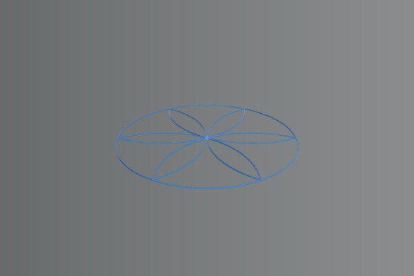 Rostock Max bed level and calibration test pattern | 3d print model