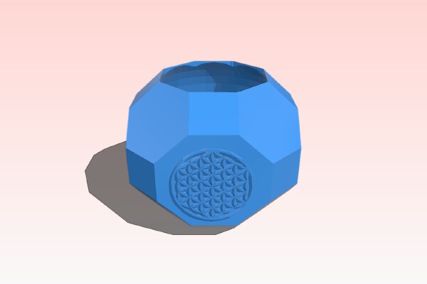 Geometric Tree of Life Flower Pot | 3d print model