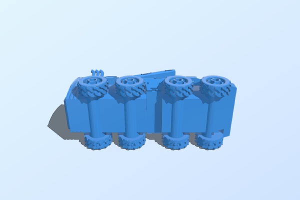 Vali Artillery Vehicle (6mm) | 3d print model
