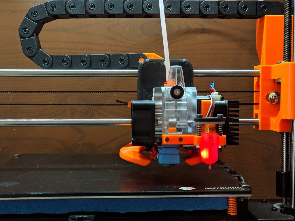 Bracket for mounting direct extruder BMG wind for MK4