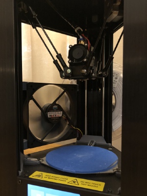 Monoprice Mini Delta 120mm Fan Bracket | 3d print model