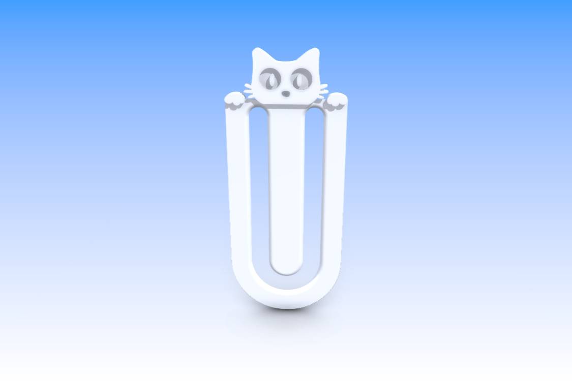 Peeking Cat Bookmark