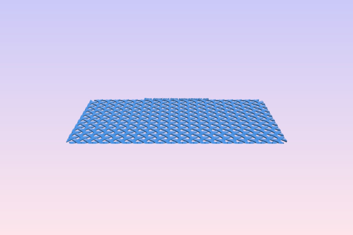 Checkered mesh