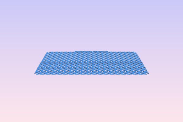 Checkered mesh | 3d print model
