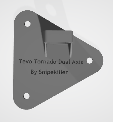 Tevo Tornado Dual Z bracket Mount | 3d print model