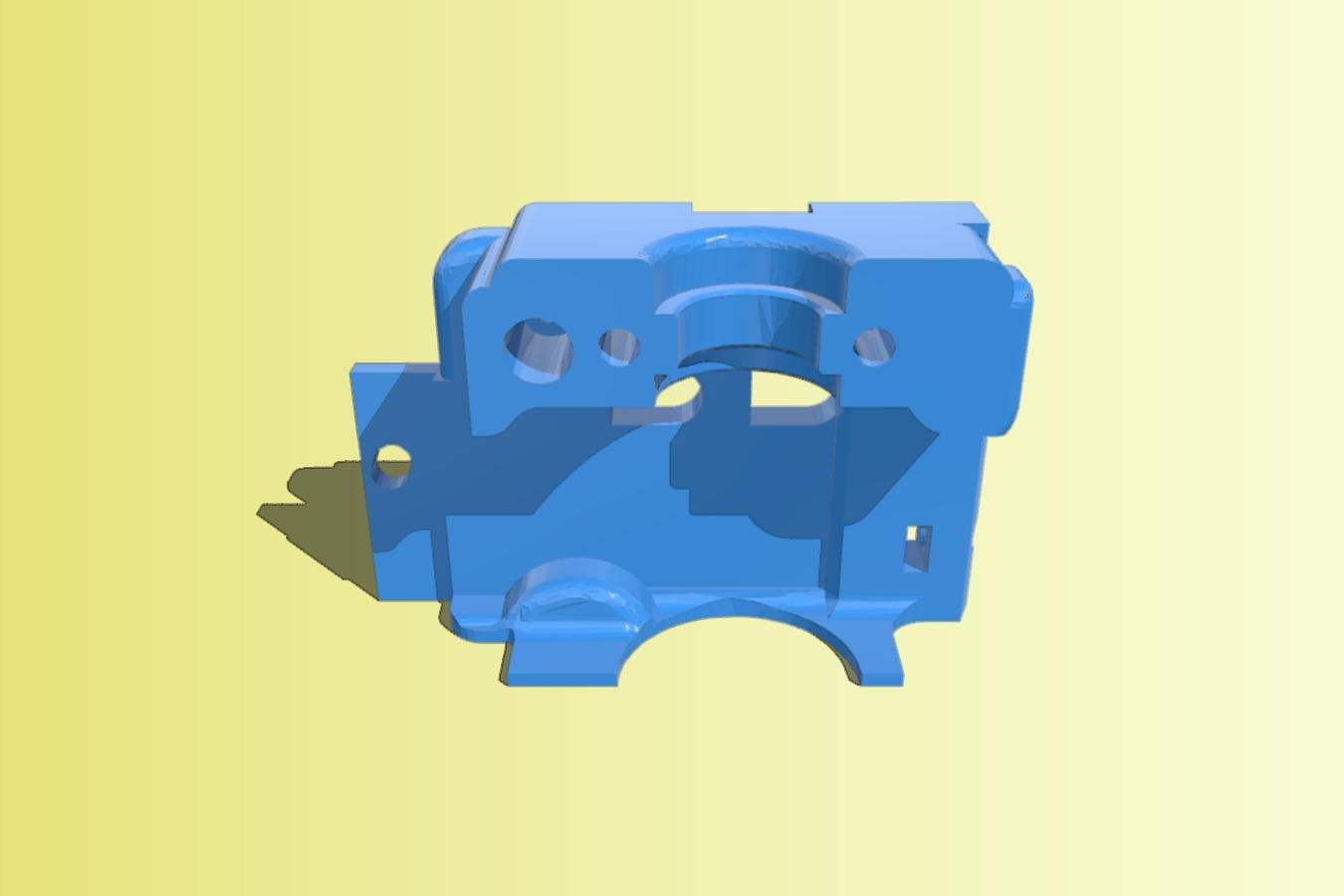 Ender 5 E3D V6 Bullseye Mount with BLTouch