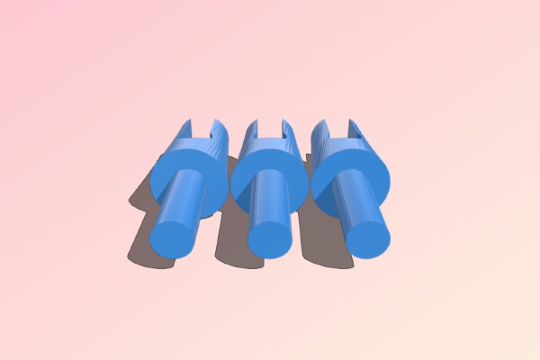Nock for dowel arrow | 3d print model