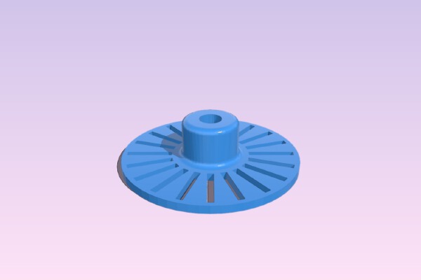 SCORBOT Ru4 Encoder Wheel | 3d print model