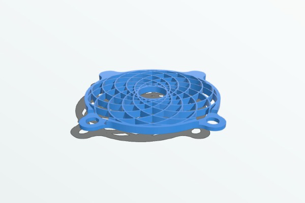 Geeetech Prusa i3 Fan Cover | 3d print model