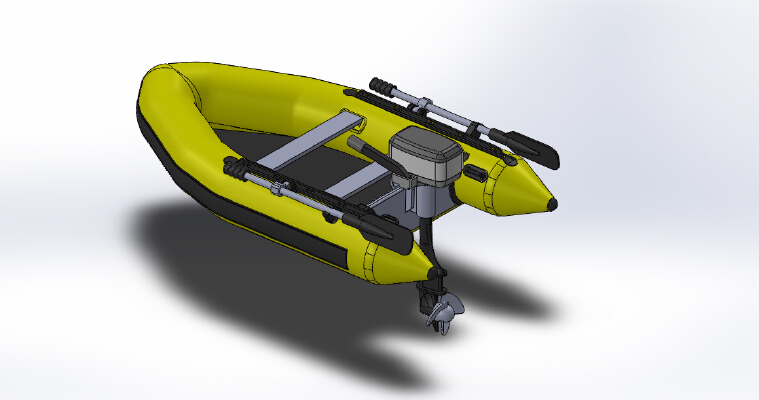 inflatable boat printable kit 35 piece | 3d print model