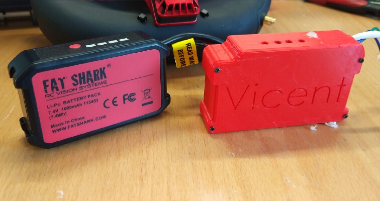18650 fatshark battery case | 3d print model