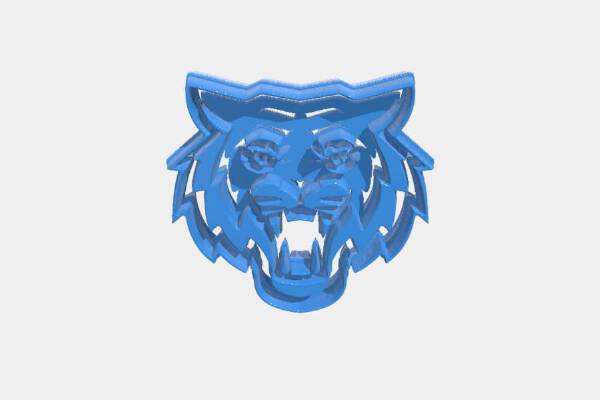 INDIANA TIGERS LOGO | 3d print model