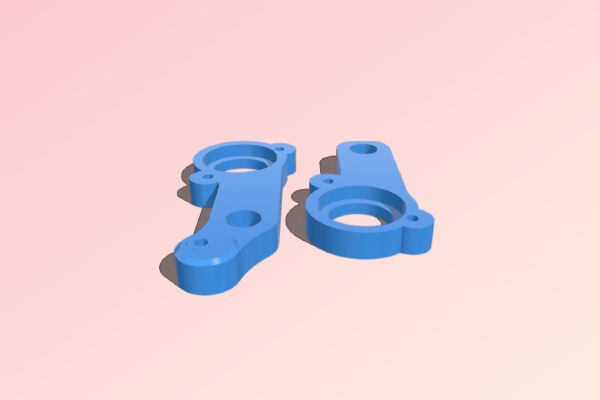 3d printed rc tank suspension robot chassis for tiger track | 3d print model