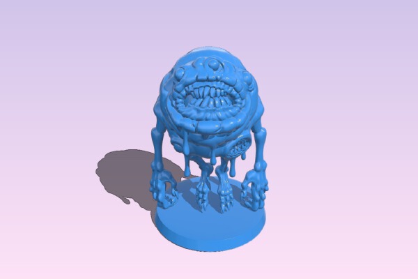 Ectomorph Monster Figure – Bloated Specter | 3d print model