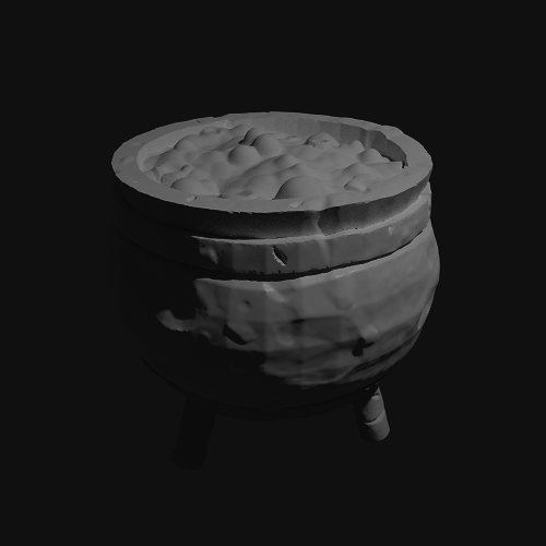 Large Cauldron scaled for 28mm tabletop