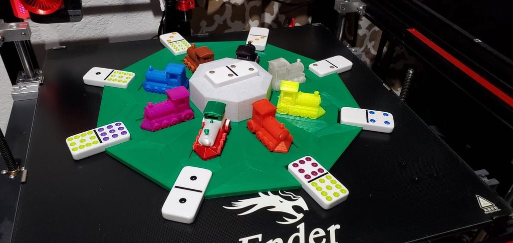 Mexican Train Dominoes Set