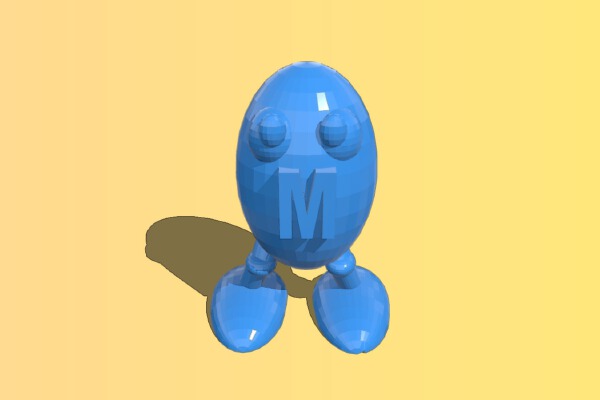 Peanut M&M Man | 3d print model
