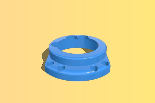 Suunto Vyper Bungee Mount | 3d print model