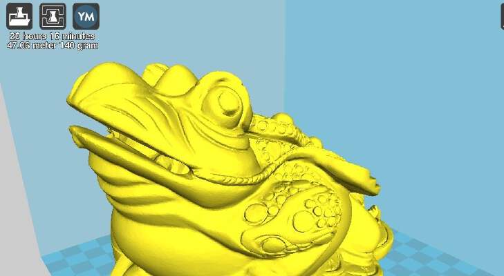 Toad money bank(fix the back fingernail & buttom surface)-update fix-2 | 3d print model