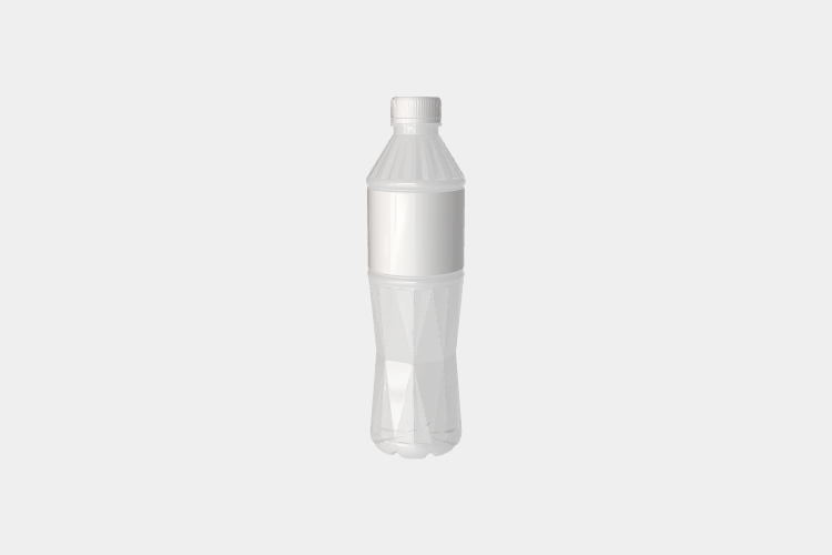 Plastic Bottle of Water Mockup