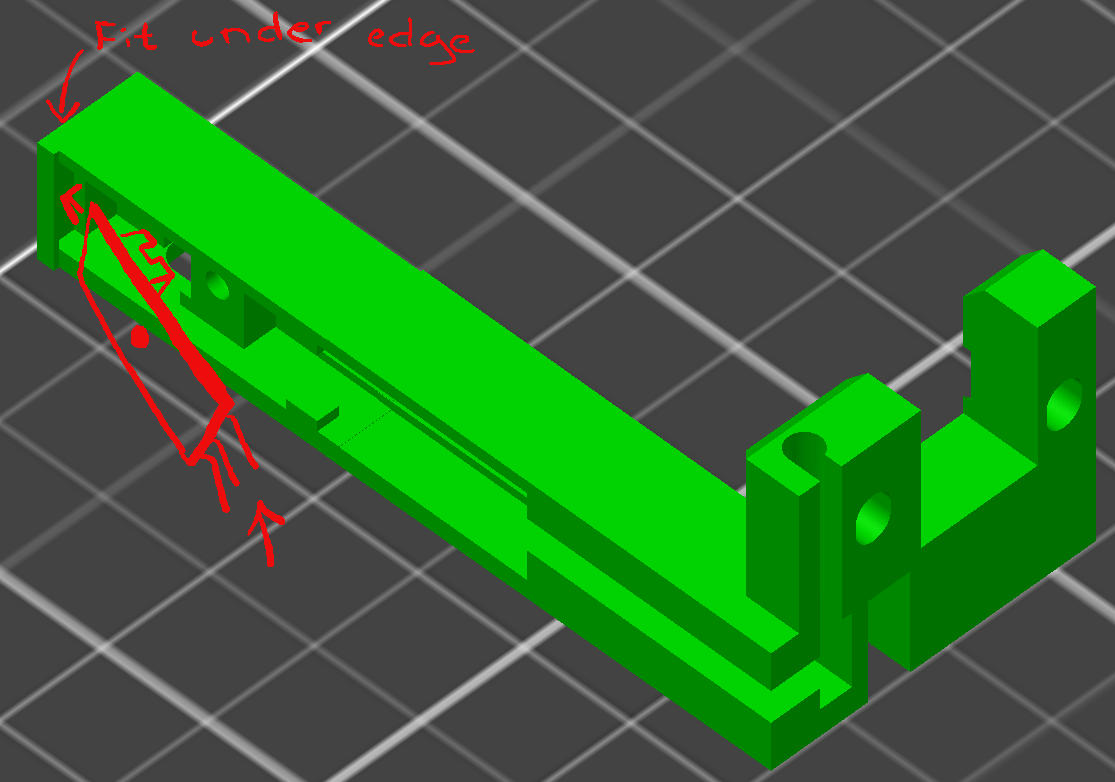 Replacement IR sensor holder and selector for i3 mk3s mmu2s